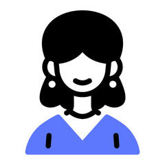 This Aunty icon is suitable for Family, Fathers Day, Family Day, etc