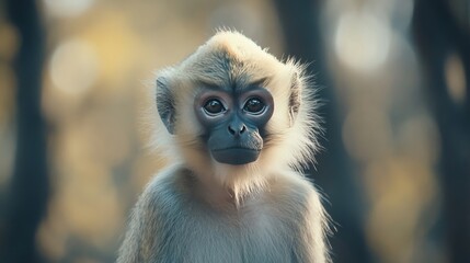 Fototapeta premium Langurs: lanky monkeys of Bandhavgarh, Madhya Pradesh.