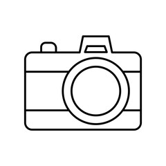 camera line icon