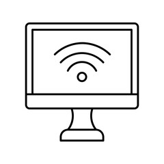 computer line icon