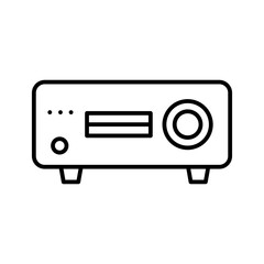 projector line icon