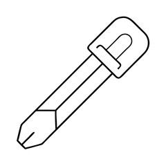 line tool icon, line tool line art - simple line art of line tool, perfect for line tool logos and icons