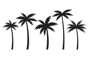Obraz premium palm tree vector illustration