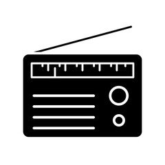 radio glyph icon