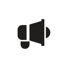 Megaphone icon vector. Linear style sign for mobile concept and web design. Megaphone illustration. Pixel vector graphics - Vector.	