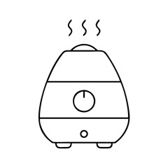 humidifier icon, humidifier line art - simple line art of humidifier, perfect for humidifier logos and icons