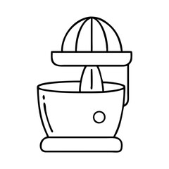 juicer icon, juicer line art - simple line art of juicer, perfect for juicer logos and icons