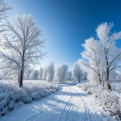 Frosty Winter Wonderland Path