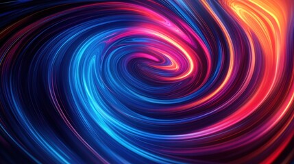 A mesmerizing swirl of neon colors blending seamlessly in an abstract pattern