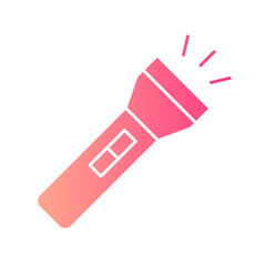flashlight gradient icon