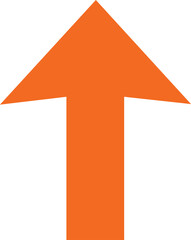 Arrow, Up, Growth bold upward arrow sign progress improvement positive direction rise movement indicator vector illustration printable design minimal clean business trend graphic symbol