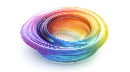 Dynamic colorful swirl abstract art vibrant design digital environment close-up artistic concept