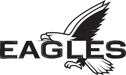 Free shipping icon with eagle illustration and abstract background design for celebration and new year theme