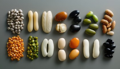 Exploring coffee and tea bean varieties culinary arts infographic display modern kitchen aesthetic close-up