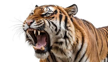 Fototapeta premium Roaring Tiger Close-up