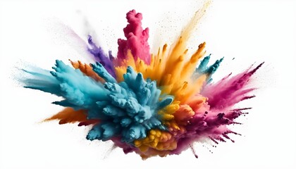 Colorful Powder Explosion