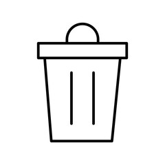 deletegarbage line icon