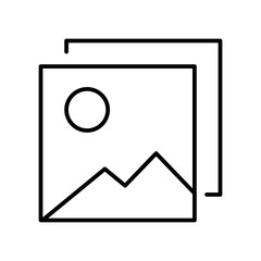 picture line icon