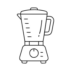 blender icon, blender line art - simple line art of blender, perfect for blender logos and icons