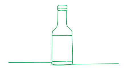 Bottle line art