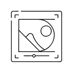canva icon, canva line art - simple line art of canva, perfect for canva logos and icons