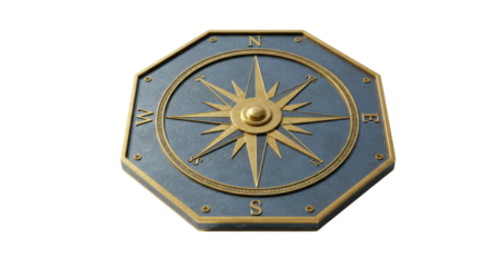 Isolated Compass Navigation Orientation Guidance