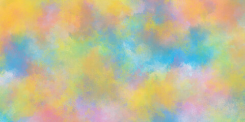 abstract colorful mixed color soft watercolor background, Watercolor paper texture background with cloudy stains and splashes, multicolor pastel rainbow gradient colors watercolor grunge texture.