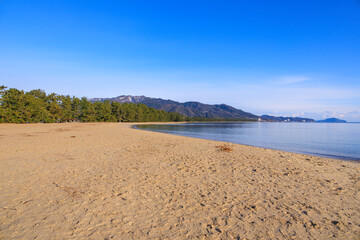 天橋立海水浴場からの景色