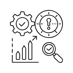contingency measures icon, contingency measures line art - simple line art of contingency measures, perfect for contingency measures logos and icons