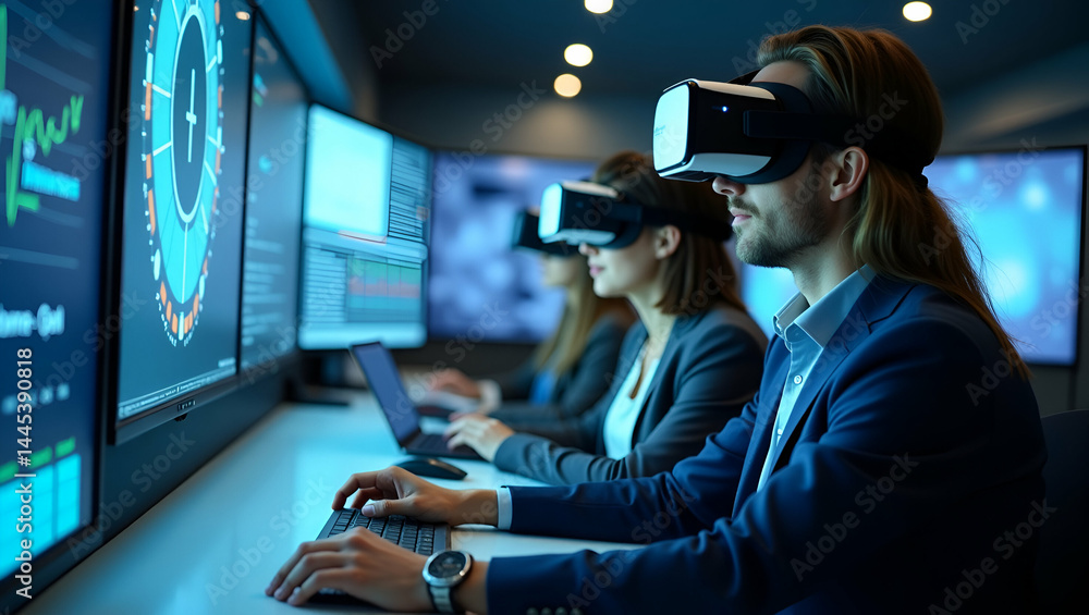 Poster enhance team skills with hands-on vr training: experience interactive simulations in a high-tech lea