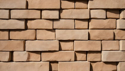 Fototapeta premium Beige Brick Wall Texture