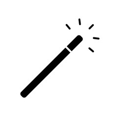 magic wand glyph icon