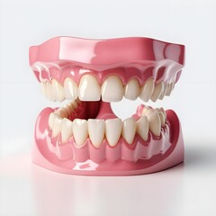 Obraz premium Human Teeth Model, Healthy Smile, Dental Model