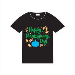 Happy Thanksgiving Day Typography Design,Thanksgiving Day T Shirt Design,Black and White Thanksgiving Graphic,Thanksgiving Celebration Typography Art,Autumn Leaves and Turkey Thanksgiving Design