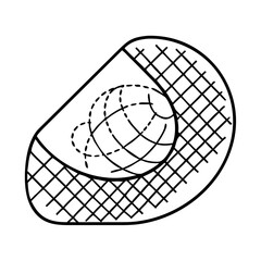 gradient mesh icon, gradient mesh line art - simple line art of gradient mesh, perfect for gradient mesh logos and icons