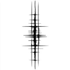 vector illustration of a power lines