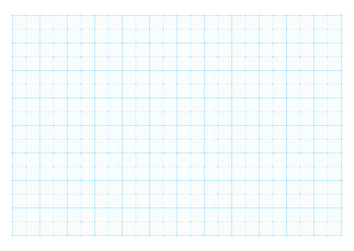Millimeter graph paper grid. Abstract squared background. Light blue grid paper features evenly spaced squares, perfect for drawing, organizing notes, or performing calculations in various projects.
