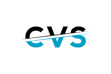 Creative CVS Premium Vector Letter Logo Design for Modern Branding Illustration