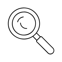 magnifying glass over question mark icon
