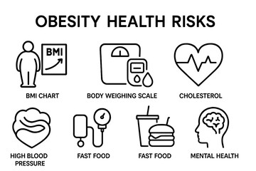 Understanding obesity health risks through visual icons for education and awareness on weight management