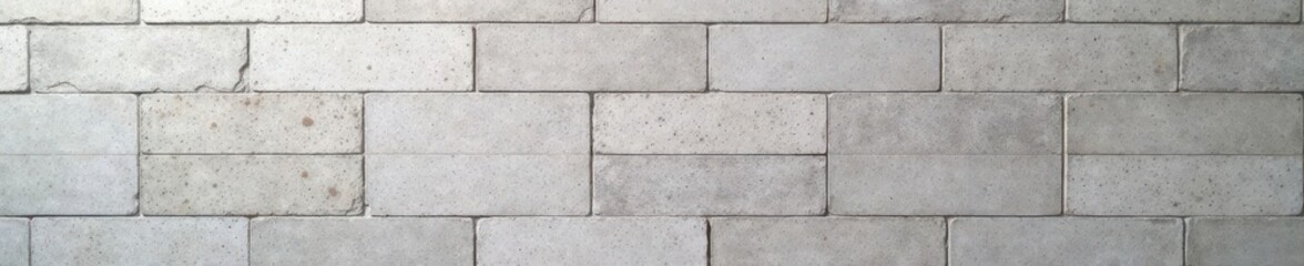 Textured concrete tile cladding on cinder block wall, facade, improvement