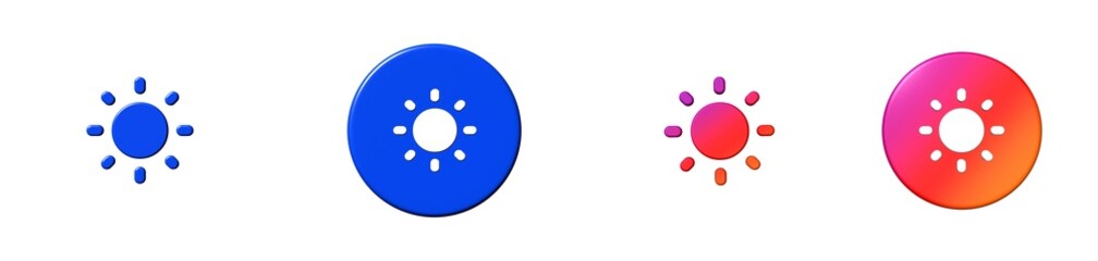 wb sunny photo image 3D icon