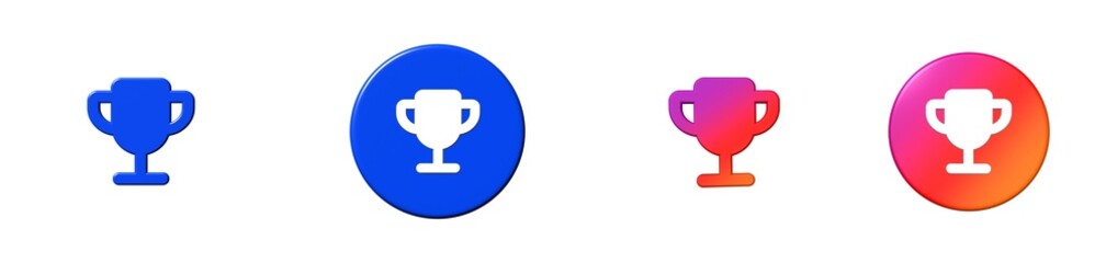 trophy activities 3D icon