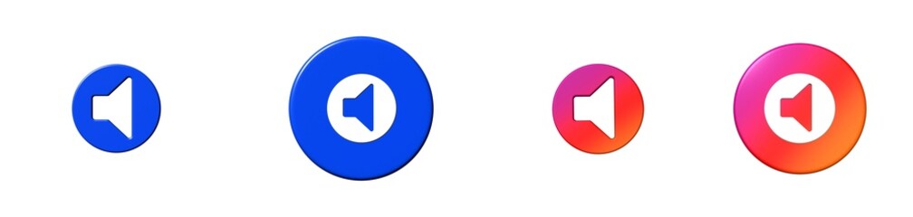 speaker essential compilation 3D icon