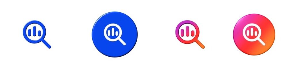 search insights business payments 3D icon