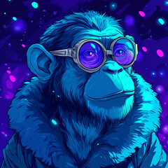 funky monkey in party