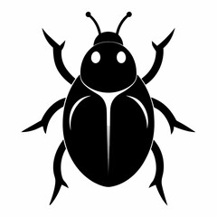 Stylized Sea Ladybug Silhouette Ar