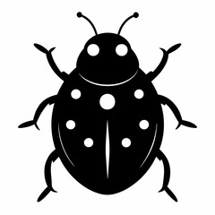 Stylized Sea Ladybug Silhouette Ar