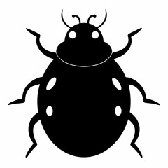 Stylized Sea Ladybug Silhouette Ar