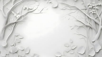 Elegant design frame white background